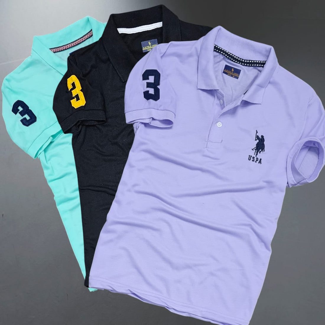 Men’s Polo T-Shirts — Everyday Pack of 3 — styled product view