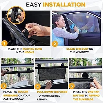 Magnetic Car Window Sunshade