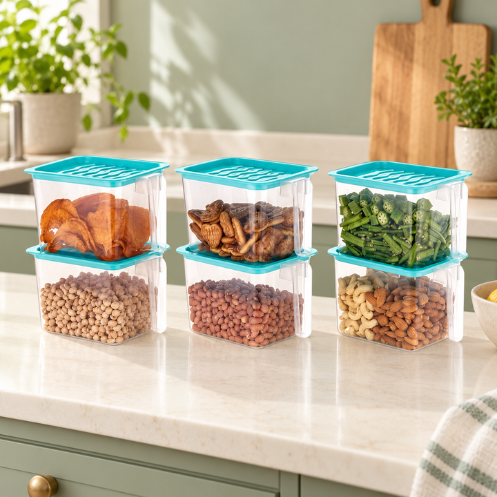 Kitchen Storage Baskets — Pack of 6