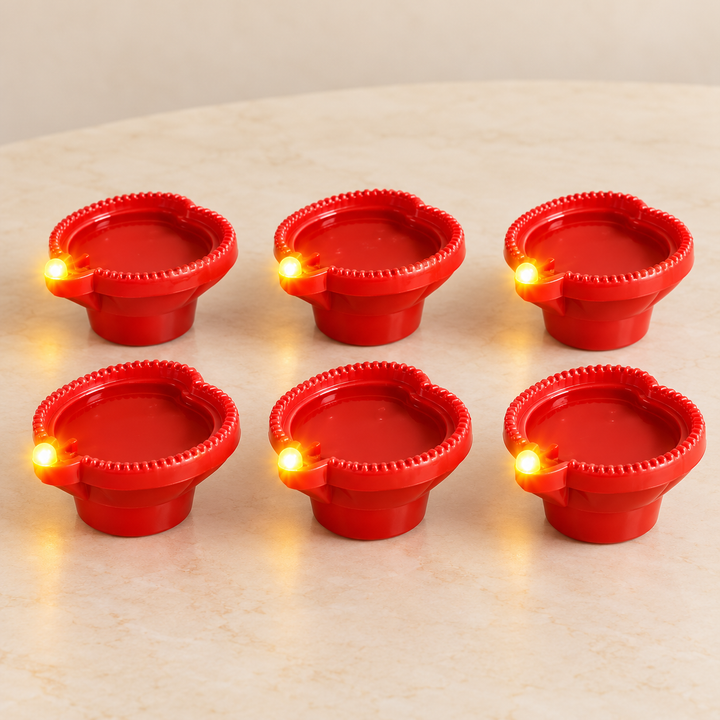 Water Sensor Diyas — Pack of 6